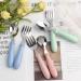 6-Piece BPA-Free Baby Cutlery Set | Learning Spoons & Forks for Children | Dishwasher Safe | Ideal for Self-Feeding - Buy Online on GoSupps.com
