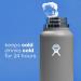 Hydro Flask Wide Mouth 32 Oz Bottle with Flex Cap - Black - Buy Online on GoSupps.com