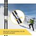 Glymnis Adjustable Hiking Sticks - 7075 Aluminum Trekking Poles (110-130cm) with Rubber Buffers - Lightweight & Durable Walking Sticks for Outdoor Adventures - Buy Online on GoSupps.com