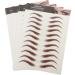 FOMIYES 20 Sheets Waterproof Eyebrow Stickers Decals Hair 4d Imitation Eyebrow Sticker Artificial Tool 3d - Buy Online on GoSupps.com