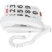 BTER Big Button Corded Phone Amplified Corded Phone with Speed Dialing & Loud Ringer Home Landline Phone for Seniors Alzheimer's Dementia Hearing Impaired Visually Impaired (White) - Buy Online on GoSupps.com