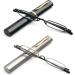 Buy KoKoBin 2-Pack Mini Slim Reading Glasses +3.0 | Spring Hinge Metal Visual Aid | Unisex with Case | International Shipping - Buy Online on GoSupps.com