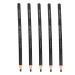 5 Pack Eyebrow Pencils for Improving Drawing Efficiency Flat Tip Pencil Sharpener for Home Use (Black Eyebrow Pencil)