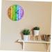 Zerodeko Color Wood Grain Wall Clock Yellow Bathroom Decor 3d Clock Shower Clock Retro Clock Mute Hanging Clock Colorful Wall Clock Wooden Clock Household Acrylic Wall Hanging - Buy Online on GoSupps.com