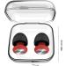 Fovolat Quiet Ear Plugs Reusable Noise-Reducing Earplugs Soft Silicone Ear Plug Noise-Reducing Earplugs Reusable Hearing Protection for Sound Reduction Sleep Travel Black Red 1 count (Pack of 1) - Buy Online on GoSupps.com