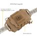 Tactical Military Bag MOLLE First Aid Pouch - Survival Two Piece System Med Roll Carrier with Hypalon Handle | International Shipping Available - Buy Online on GoSupps.com