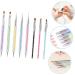 minkissy Nail Pen Household Tools Nail Accessories Polly Nail Set Nail Art Pen Nail Art Design Tools Set Dotting Pen Nail Pens Nail Nail Supply Embellishment Pen Abs Colorful 2 Sets - Buy Online on GoSupps.com