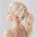 HINZIC Rhinestone Pearl Hair Claw Clip - Vintage Butterfly Bling Crystal for Bride Wedding Party - Buy Online on GoSupps.com