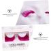 SUBOFAN ABOOFAN Makeup Mascara 15 Pairs Halloween Extra Long Eyelash Mascara Purple Lashes Paper Cutting s Halloween Costume s s Fiber Rosy Prom Set False s - Buy Online on GoSupps.com