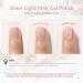 GAOY Sheer Light Pink Gel Nail Polish 16ml - Milky Pink Translucent Color 1352 | UV Light Cure for DIY Manicure and Pedicure - Buy Online on GoSupps.com