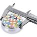 Shop Cute Colorful Sheep Cartoon Round Pill Box - 3 Compartment Travel Organizer for Vitamins & Meds - Buy Online on GoSupps.com