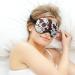 Buy Cow Hide Print Sleeping Mask | Soft Adjustable Eye Mask for Men & Women | Light-Blocking Blindfold for Comfortable Sleep - Buy Online on GoSupps.com