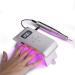 2 in 1 Nail Drill with Nail Dryer Lamp 35000RPM Rechargeable Electric Nail's Grinder Pedicure Manicure with 6PCS Nail Drill Bit Pink - Buy Online on GoSupps.com