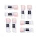 Travel Toiletries Bottles Fine Mist Spray Bottle Travel Size Leak Proof TSA Approved BPA Free Refillable Travel Liquid Bottle 8 Set (Pink 3.38 oz) 3.38 oz Pink