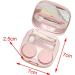 Magideal 3-Part Portable Pink Contact Lens Box Set - Mini Storage for R-Caps 7.1 x 7.1 x 2.5 cm | International Shipping Available - Buy Online on GoSupps.com