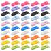 50 pieces pacifier clip children pacifier clips 2.5 * 4 cm clips for attachment baby pacifier plastic tweezers 10 colors baby bibs clips