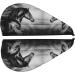 Running Horse Black & White Microfiber Hair Towel | Super Absorbent Coral Velvet Quick Dry Wrap for Long Curly & Thick Hair - Women's Hair Care Essential - Buy Online on GoSupps.com
