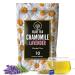 BLUE TEA - Chamomile Lavender Tea - 10 Pyramid Tea Bags || RELAX TEA || Herbal Tea - Caffeine-free Non-GMO - Vegan - Eco-Conscious Premium Zipper