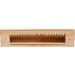 Handua 24" Wooden Corner Baseboard Register | Return Air Grille | Natural Red Oak Air Diffuser | Decorative Vent Cover for 24" Baseboard Space - Buy Online on GoSupps.com