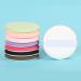 6-pack of non-latex wet and dry BB cream air cushion puff portable round sponge puff makeup tool (6.5 cm green) 1 Count (Pack of 6) Green