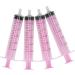 Baby Nasal Aspirator Kit - 4Pcs Nasal Irrigator for Babies - Reusable Silicone Rinse Kit with Storage Box - Pink - For Newborns & Infants - Buy Online on GoSupps.com