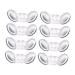FRCOLOR 8 Pairs Soft Follow up Gel Anti Drop Heel Invisible Sticker High Heel