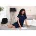 Sykooria Women's Maternity Nightdress | Nursing Nightgown | Short Sleeve Sleep Shirt for Pregnant Women - Navy Blue S - Buy Online on GoSupps.com