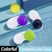 Travel-Friendly Contact Lens Case - Blue (3 Pack) | Daily Use & Portable - Buy Online on GoSupps.com