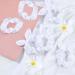 Buy 13 Stylish White Hair Tie Scrunchies - Premium Cotton Elastic Hair Ties for DIY & Everyday Use - Buy Online on GoSupps.com