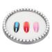 Nail Display Plate with Faux Pearls | Elegant Nail Art Palette for Salons & Home Use - International Shipping - Buy Online on GoSupps.com