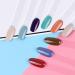 100 Transparent Nail Art Tip Sticks - DIY Nail Display & Practice Rings for Colorful Presentations - Buy Online on GoSupps.com