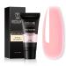 Rosalind pink poly nail gel 60ml art acrylic gel for nails UV/LED nail polish gel extension glue for manicure repair nail extension honey peach