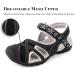 Heva Women s Closed Toe Outdoor Sandals - Adjustable Velcro Hiking & Trekking Shoes | Black EU 39 - Buy Online on GoSupps.com