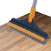 Floor Scrub Brush with Long Handle - 2 in 1 Cleaning Scrub Brush - Adjustable V-Shaped Floor Brush Scrubber 120 Degree Triangular Rotating Brush Head - Buy Online on GoSupps.com