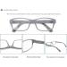Shop Heeyyok Reading Glasses for Men - Large Rectangular Comfortable Fit 4 Pack - Stylish & Durable 2.0 Diopter Eyewear for Large Heads - Buy Online on GoSupps.com