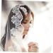 SOESFOUFU Bridal Hair Accessories Pearl Crystal Hair Comb Bridal Hair Comb Pearl and Crystal Rhinestone Hair Clip Pearl Hair Pin Pearl Hair Barrettes Tiara Wedding Bride Hair Piece - Buy Online on GoSupps.com