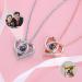 Personalized Photo Projection Half Cam Heart Pet Pad - Unique Women's Remembrance Gift | Custom Picture Inner Design for Her - Buy Online on GoSupps.com
