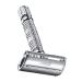 Beaupretty manual razor on shave razor butterfly open safety razor facial razor men's razor handwear beard razor razor metal double -side knife double -edged