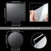 12PCS 2mm Clear Acrylic Blanks for LED DIY Display Projects - Square and Round Acrylic Panel Sign Blank - Double Sided Protective - Light Base Plastic Cast - Buy Online on GoSupps.com