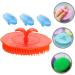 Hoement 4-Piece Massage Shampoo Brush Set | Scalp Massager for Deep Cleaning & Relaxation | Hair Washing Essentials - Buy Online on GoSupps.com