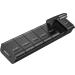 AUVON Large Black Weekly Pill Organizer with Upgraded Open Design, BPA-Free Pill Box 7 Day for Privacy Protection, Portable Pill Case for Vitamins, Supplements and Medications C-L 7.8" x 1.9" x 1.1"
