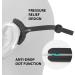 Bone 3 Pack Mask Holder Ear Hooks | Adjustable Anti-Slip Silicone Band for Adults & Kids | Comfortable Mask Extension - Short Black Set - Buy Online on GoSupps.com