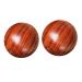 Partykindom roll 4 pieces solid wood massage ball baoding balls chinese hand massage exercise massage roller baoding balls rolling ball massage gauge fitness ball health ball health provision