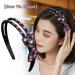 CORGIMHZ 4 Pack Colorful Rhinestone Headbands for Girls - Non-Slip Double Row Crystal Hairbands - Buy Online on GoSupps.com
