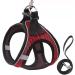 LOOK ANDES CARE CARRAME - Adjustable Reflective Cat Harness & Leash Set with Breakable Dishes for Cats & Puppies XS (Chest: 26-30cm) - Red - Buy Online on GoSupps.com