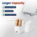 Hoyesch Rechargeable Hearing Amplifier for Seniors | Noise Cancelling Digital Ear Assist Device with Volume Control - White-Beige - Buy Online on GoSupps.com