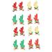 FRCOLOR Reindeer Antlers Hair Clips Pairs girls Christmas barrette clips girls barrettes decoration hairpin Christmas Reindeer Antlers Headband headgear Miss three-dimensional Gold powder