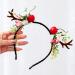 Unicra Christmas Flower Antlers Headband - Halloween Hair Accessory for Women and Girls - Buy Online on GoSupps.com