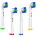 Toothbrush Replacement Heads Compatible with Oral B Barun Brush Heads for Oral-B Genius and Sensitive Care Series  Precision Clean Brush Heads Refill Oral-B Pro 1000/9600/ 5000/3000/8000 (WEB20X) WEB20X White