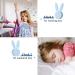 Yongyao Blue Rabbit Alarm Clock for Kids | Light & Wake Up Function | Bedside Lamp with 6 Sounds & Slumber Mode - Buy Online on GoSupps.com